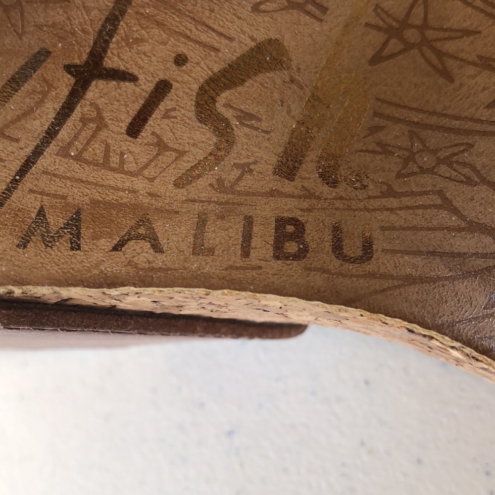 Women's Brown Leather Sandals by Blowfish Malibu - Picture 3 of 17